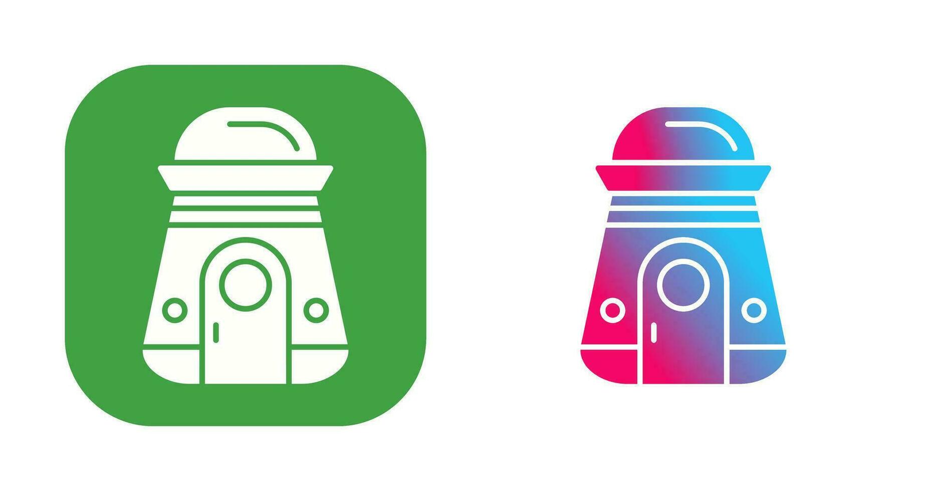 Space Capsule Vector Icon