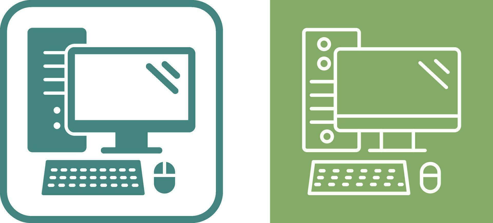 Computer Vector Icon