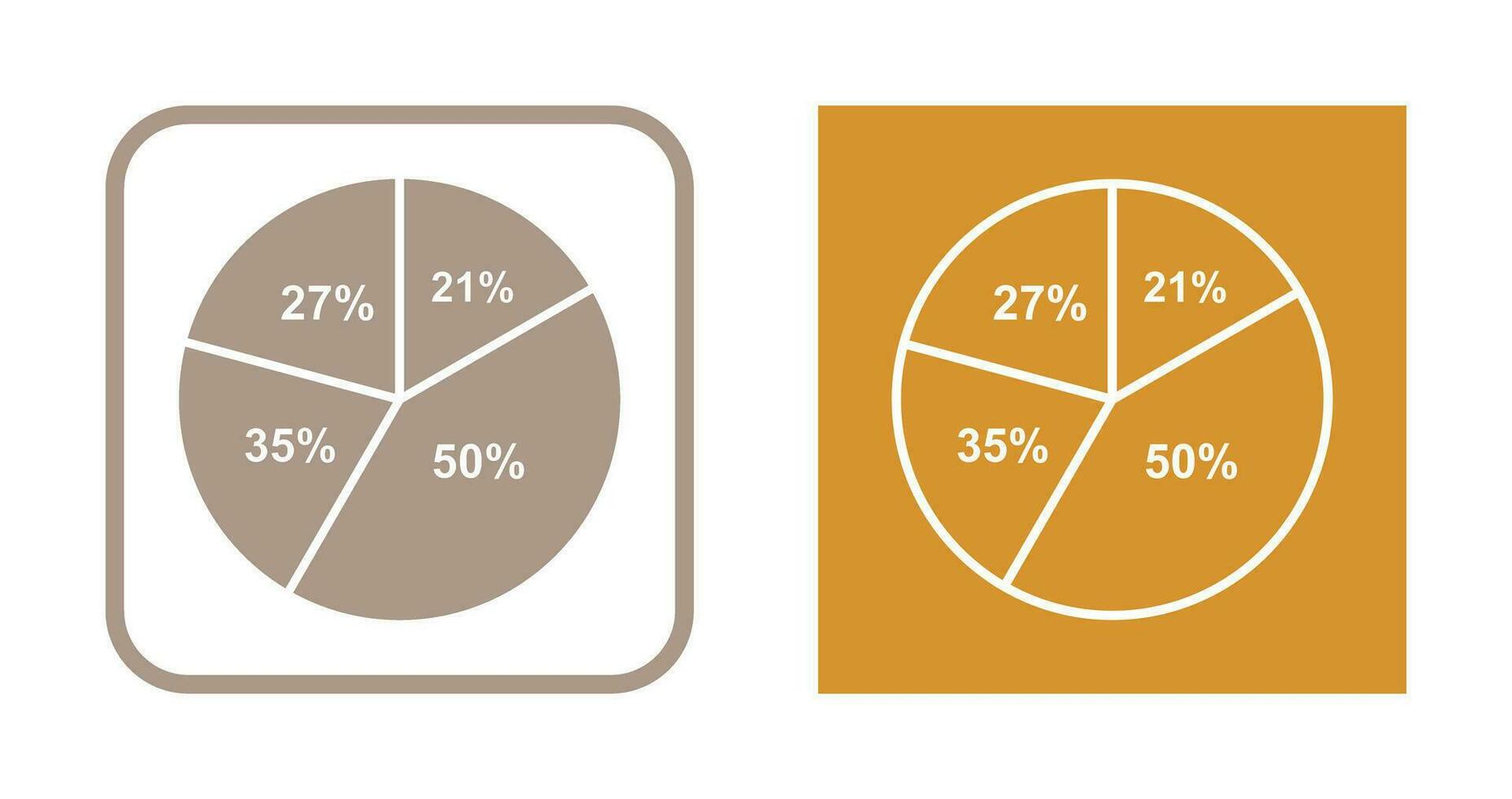 Pie Chart Vector Icon