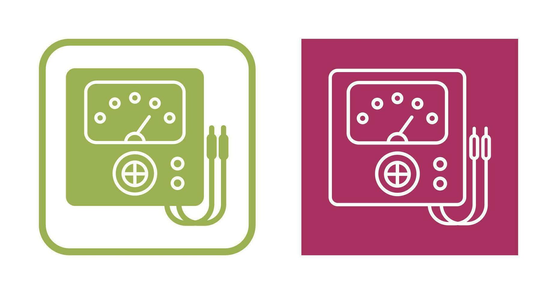 Voltmeter Vector Icon