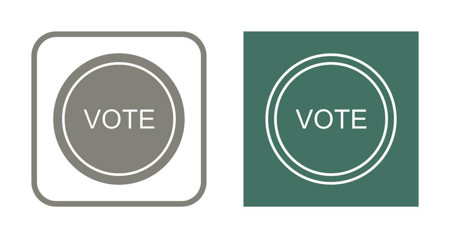 icono de vector de enlace de voto