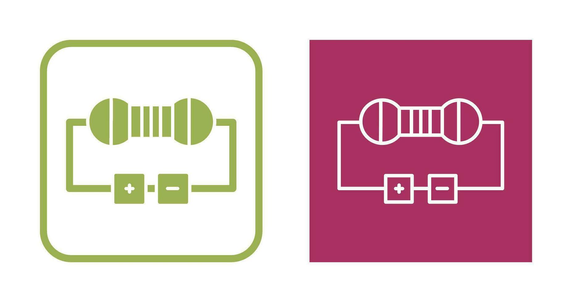 Resistor Vector Icon
