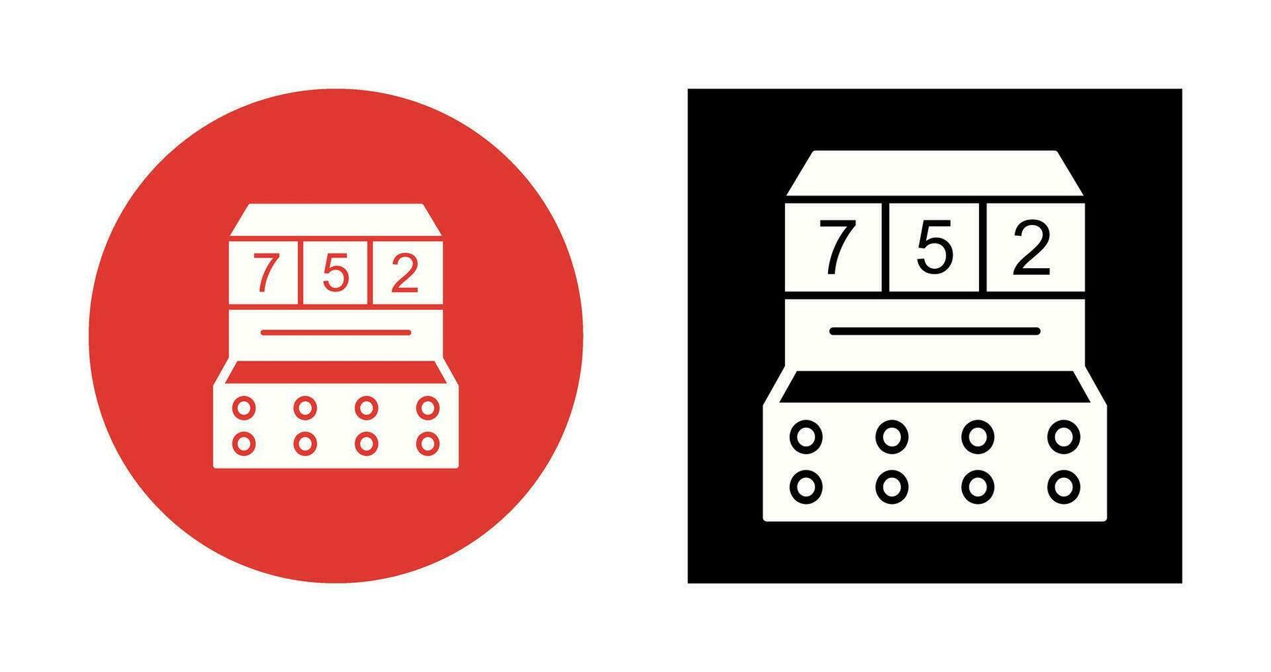 Slot Machine Vector Icon