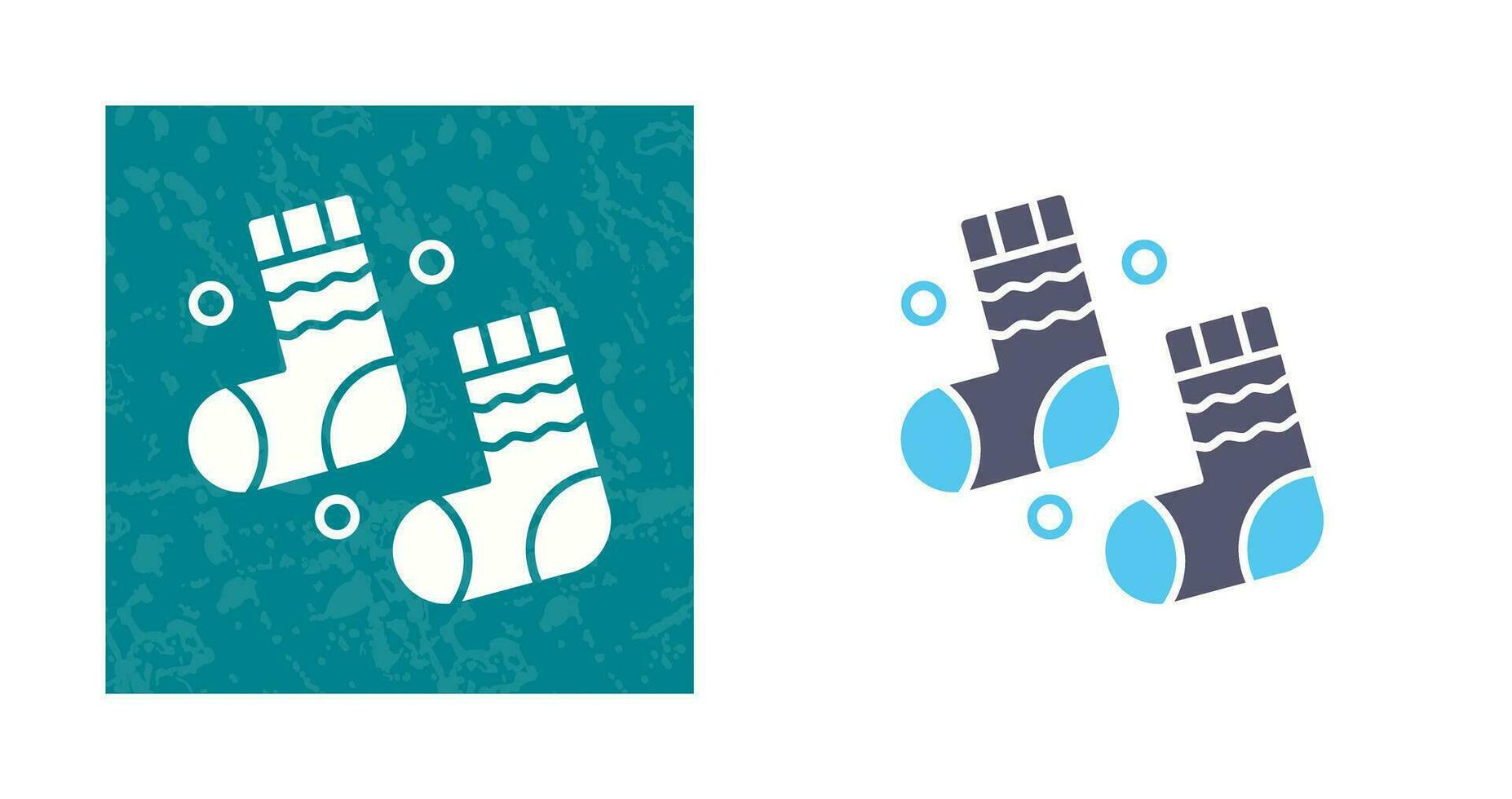 Winter Socks Vector Icon