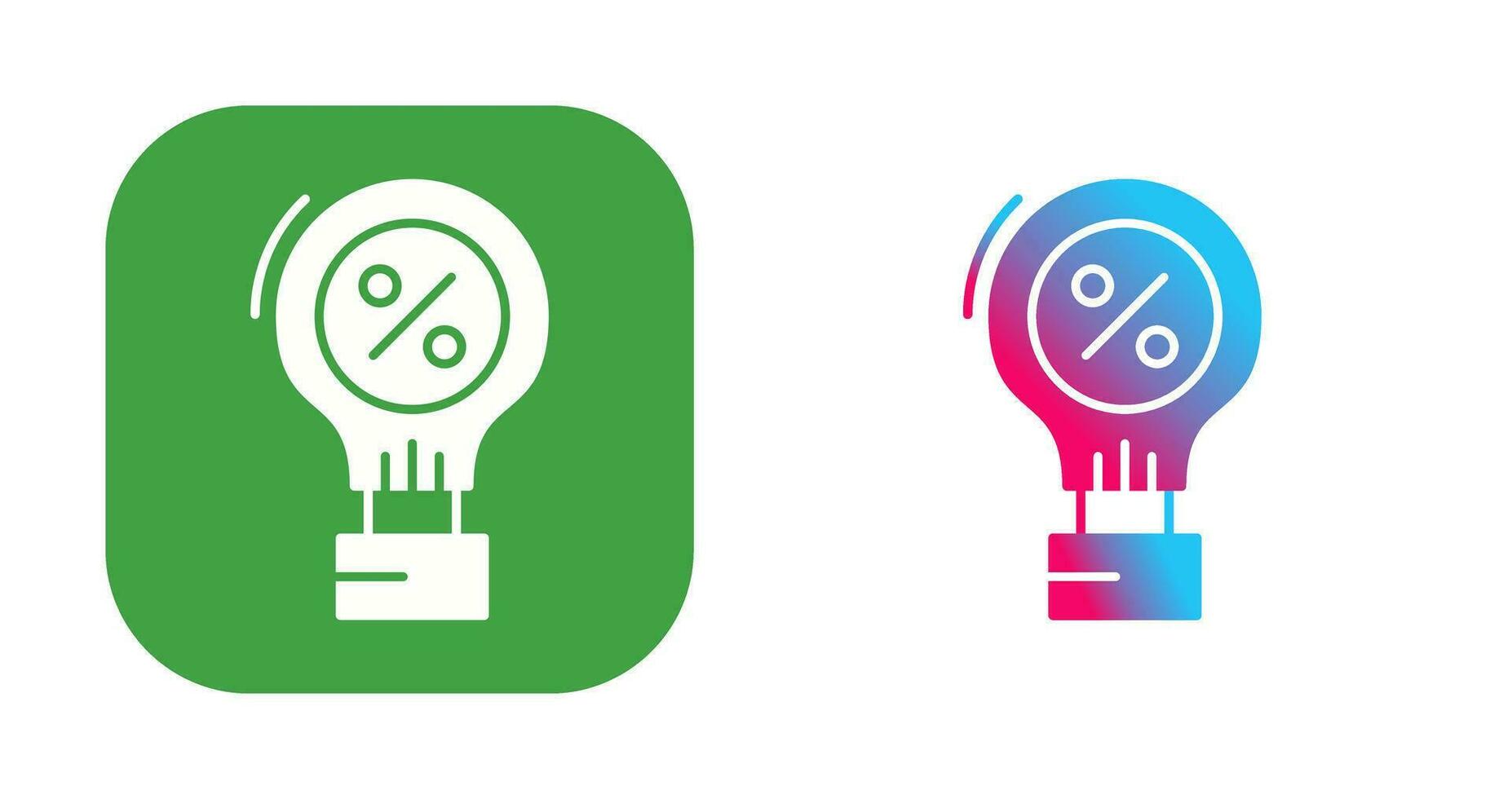Hot Airballon Vector Icon