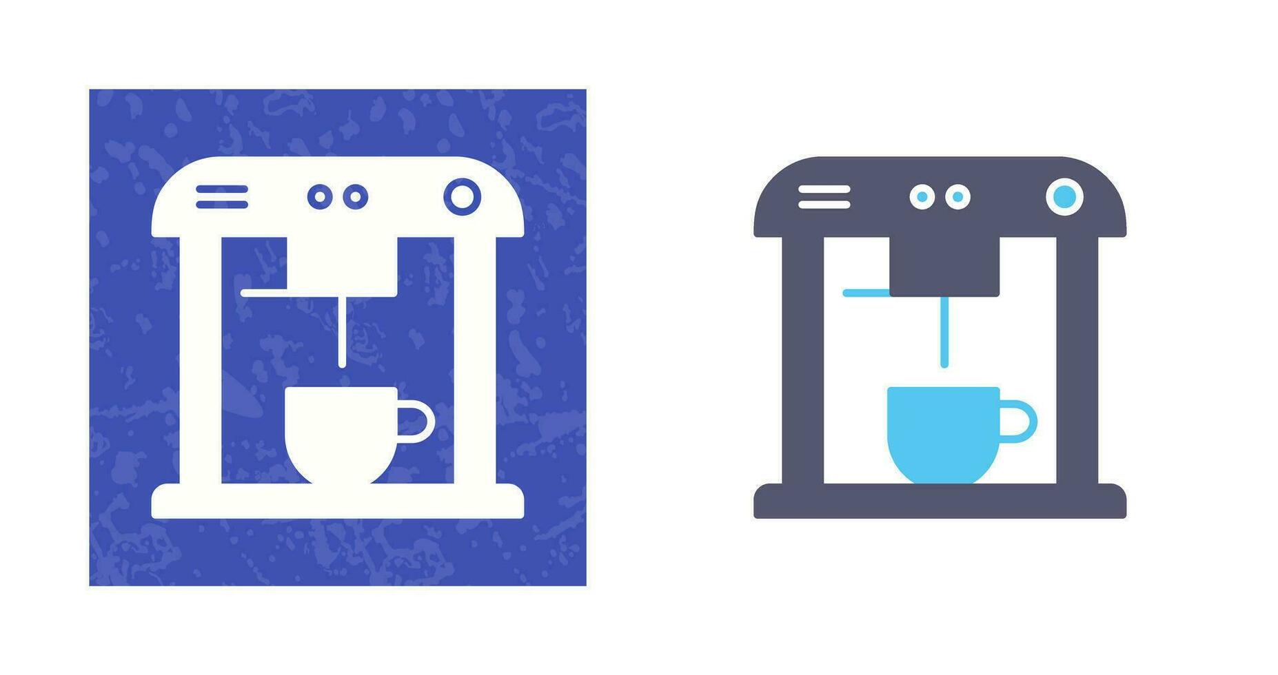 icono de vector de máquina de café único