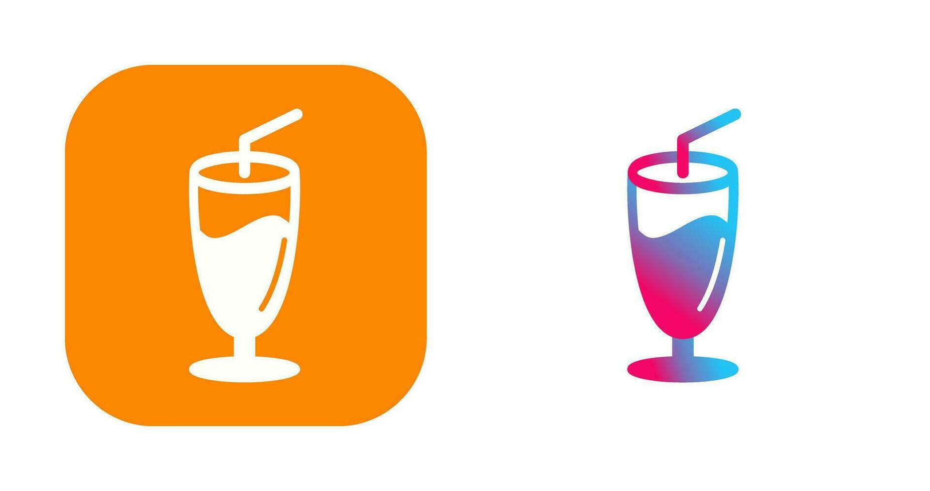 Milkshake Vector Icon