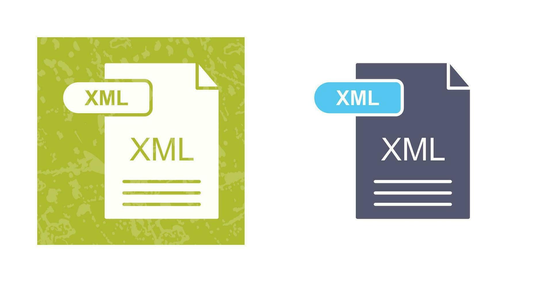 XML Vector Icon