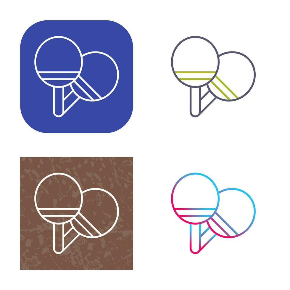 Ping Pong Vector Icon