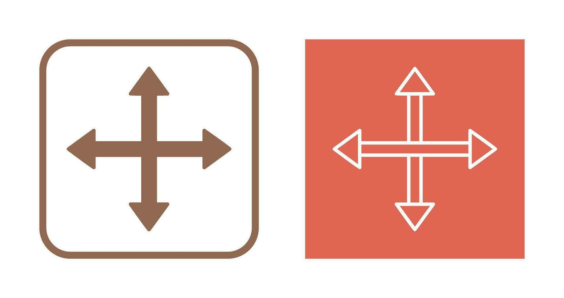 Unique Move Vector Icon