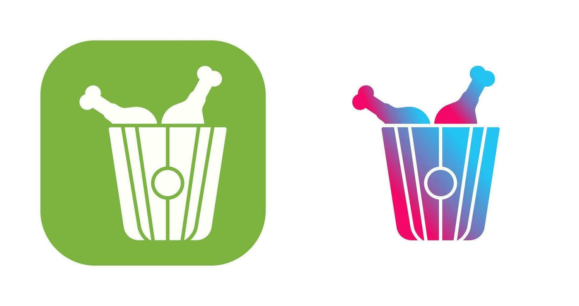 Fried Chicken Vector Icon