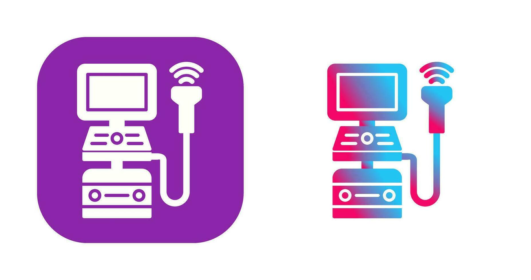 Ultrasound Machine Vector Icon