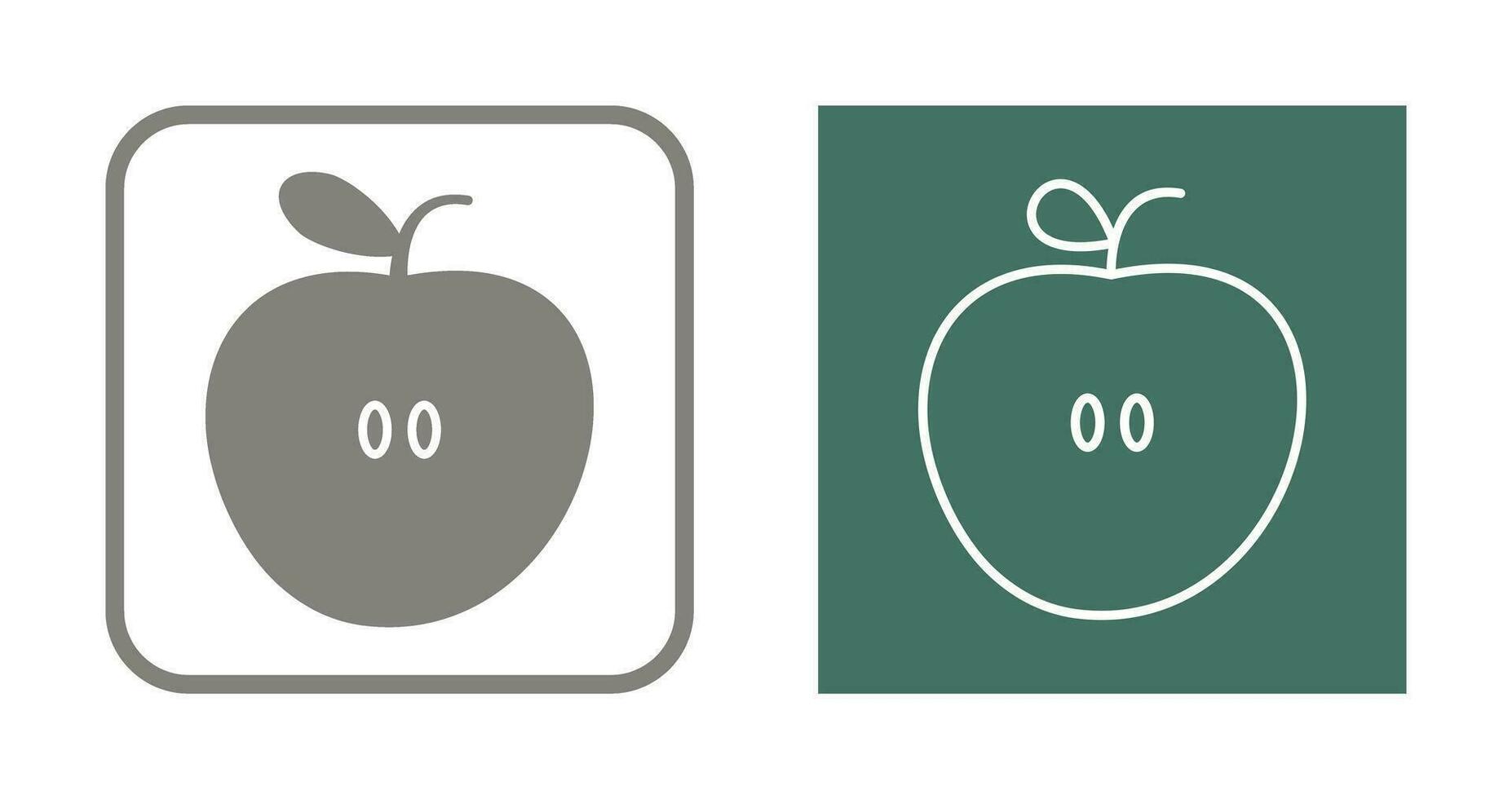 icono de vector de manzanas