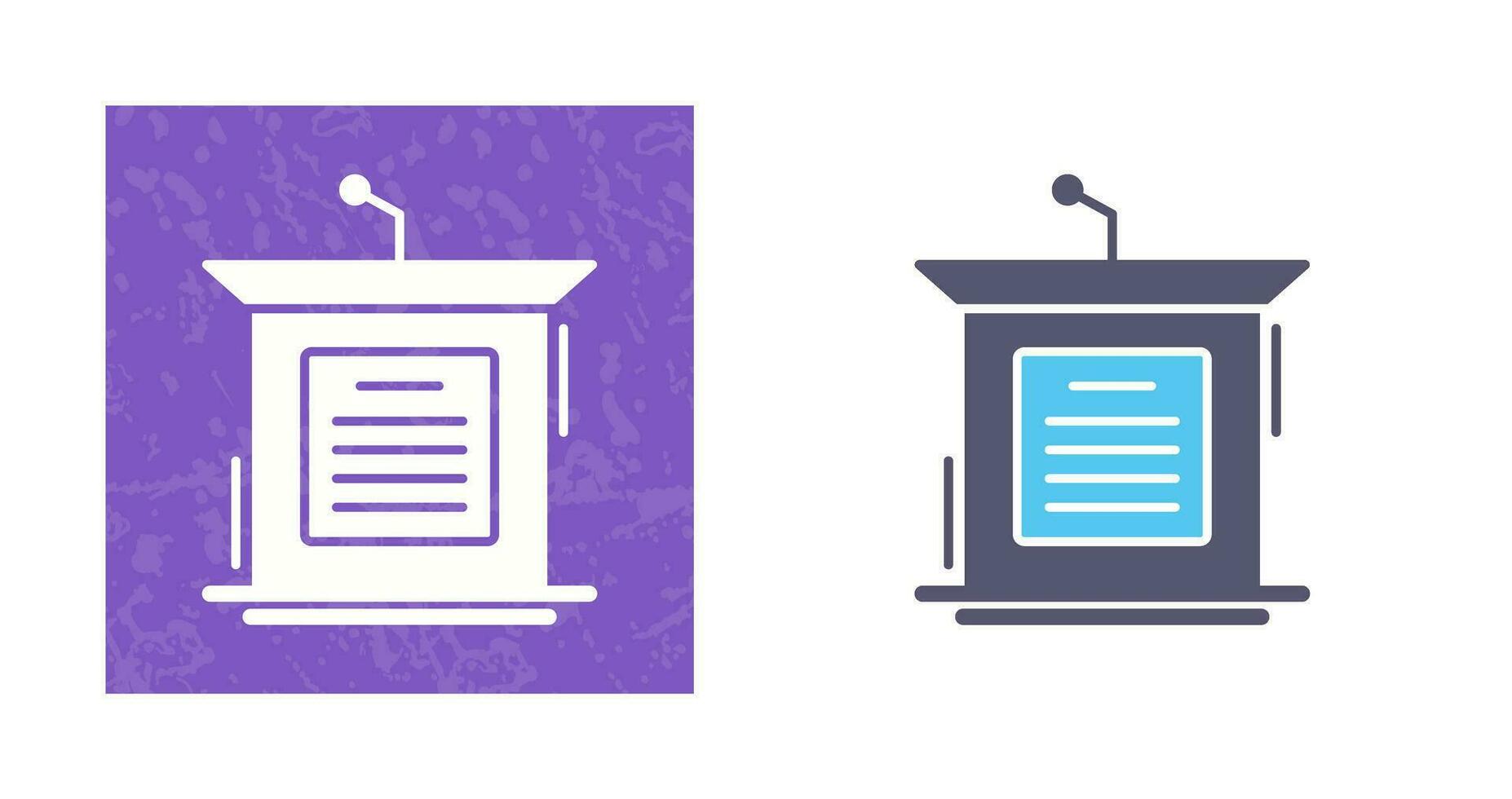 Podium Vector Icon