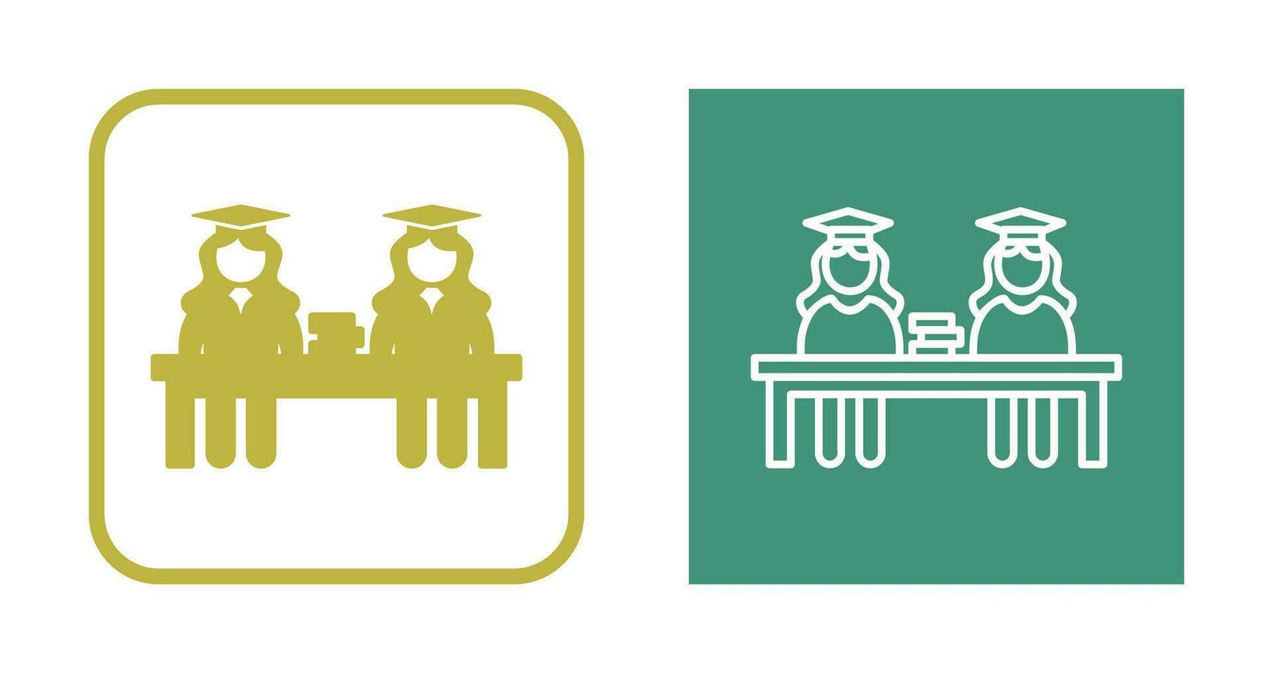 Unique Combined Study Vector Icon