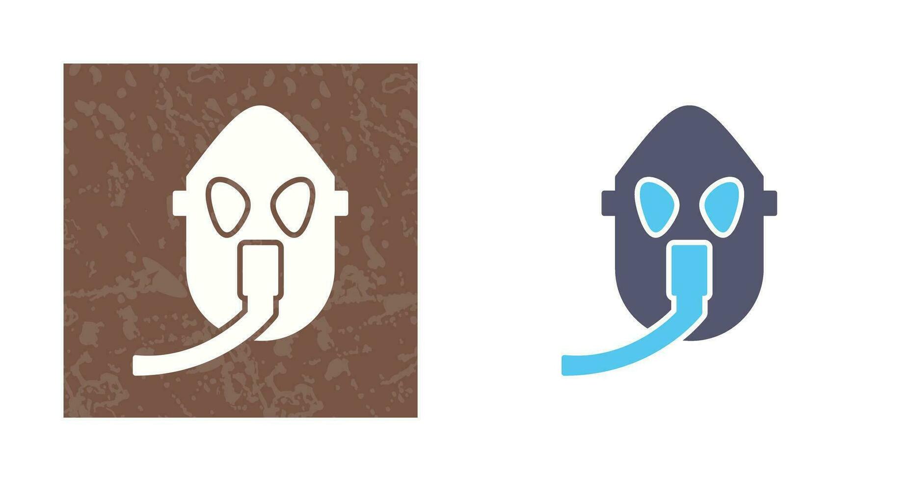 Unique Oxygen Mask Vector Icon