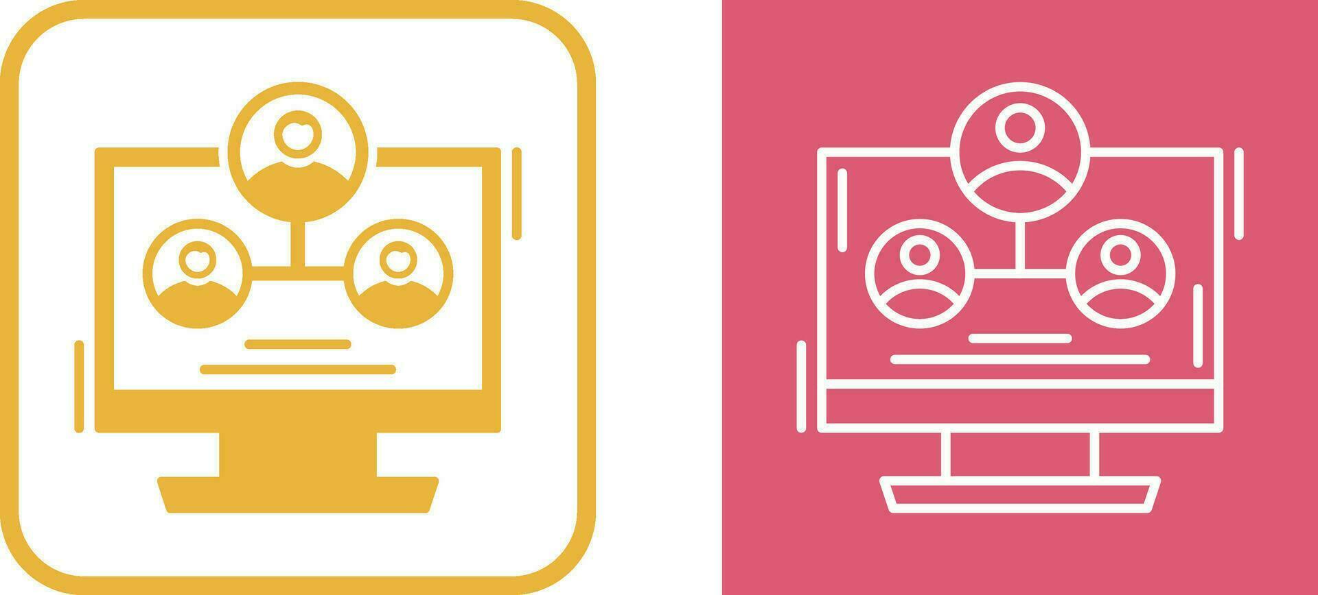 Hierarchy Structure Vector Icon