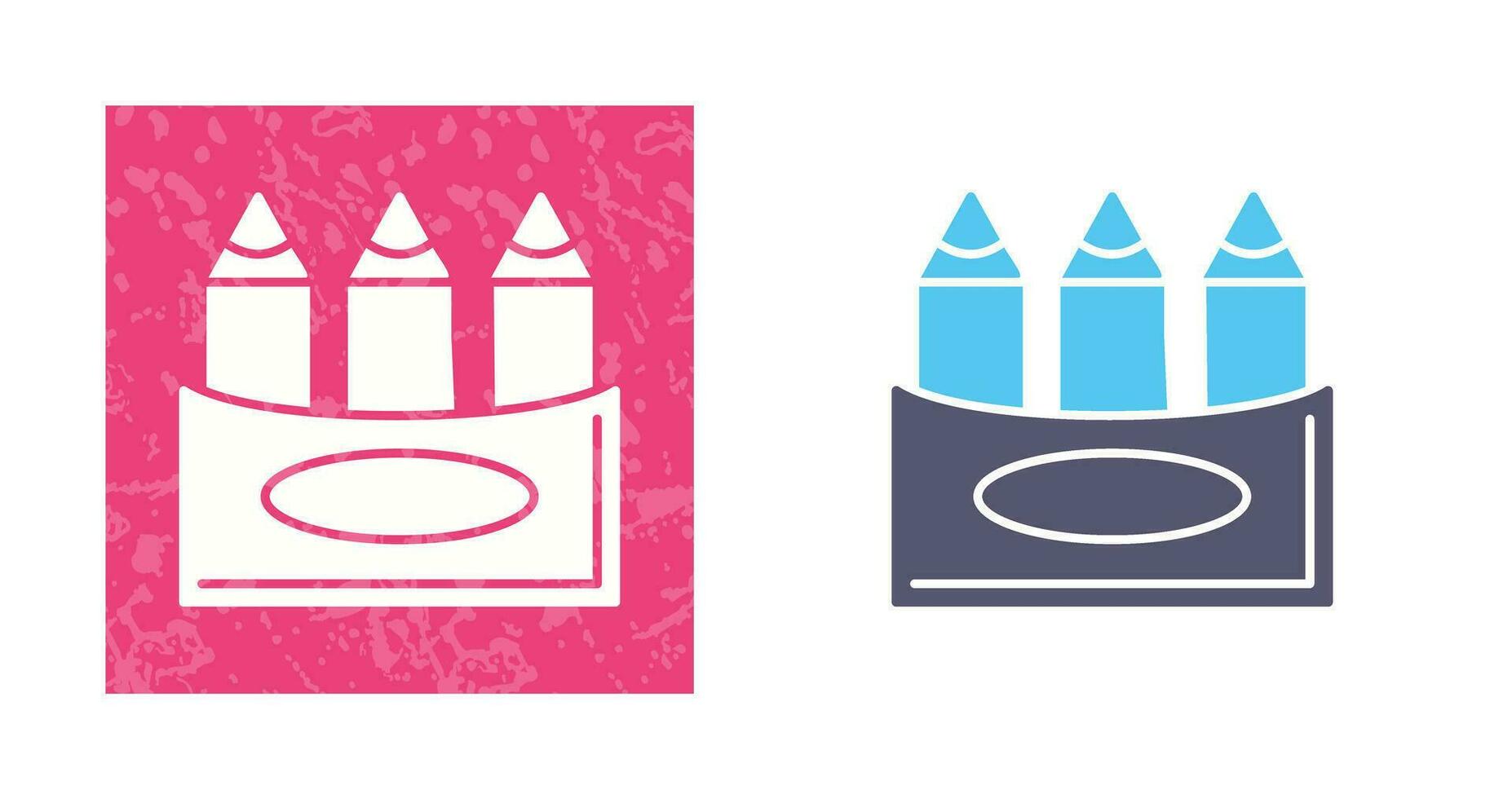 Crayons Vector Icon