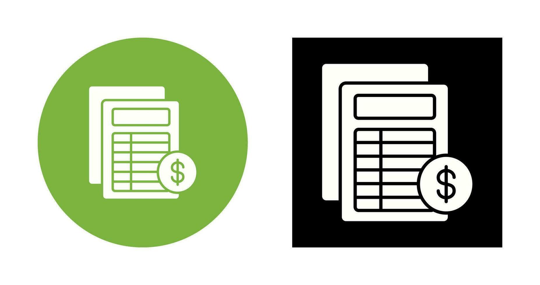 Invoice Vector Icon