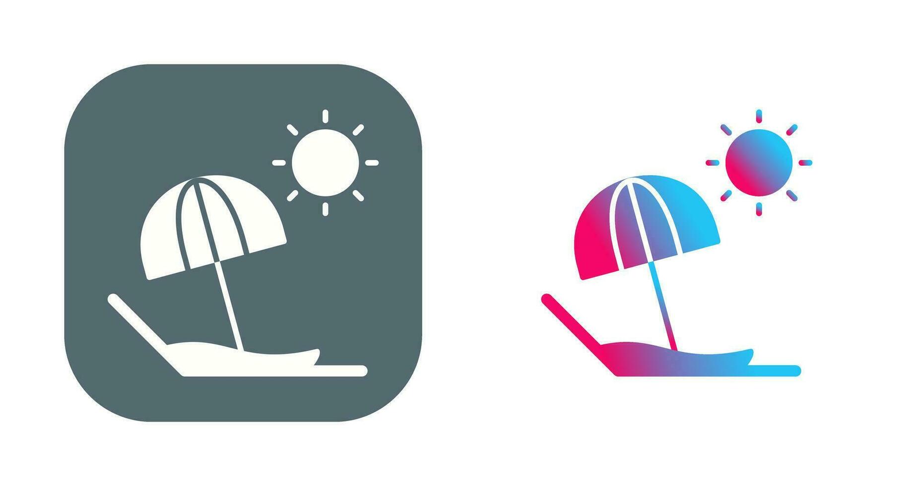 Beach Vector Icon