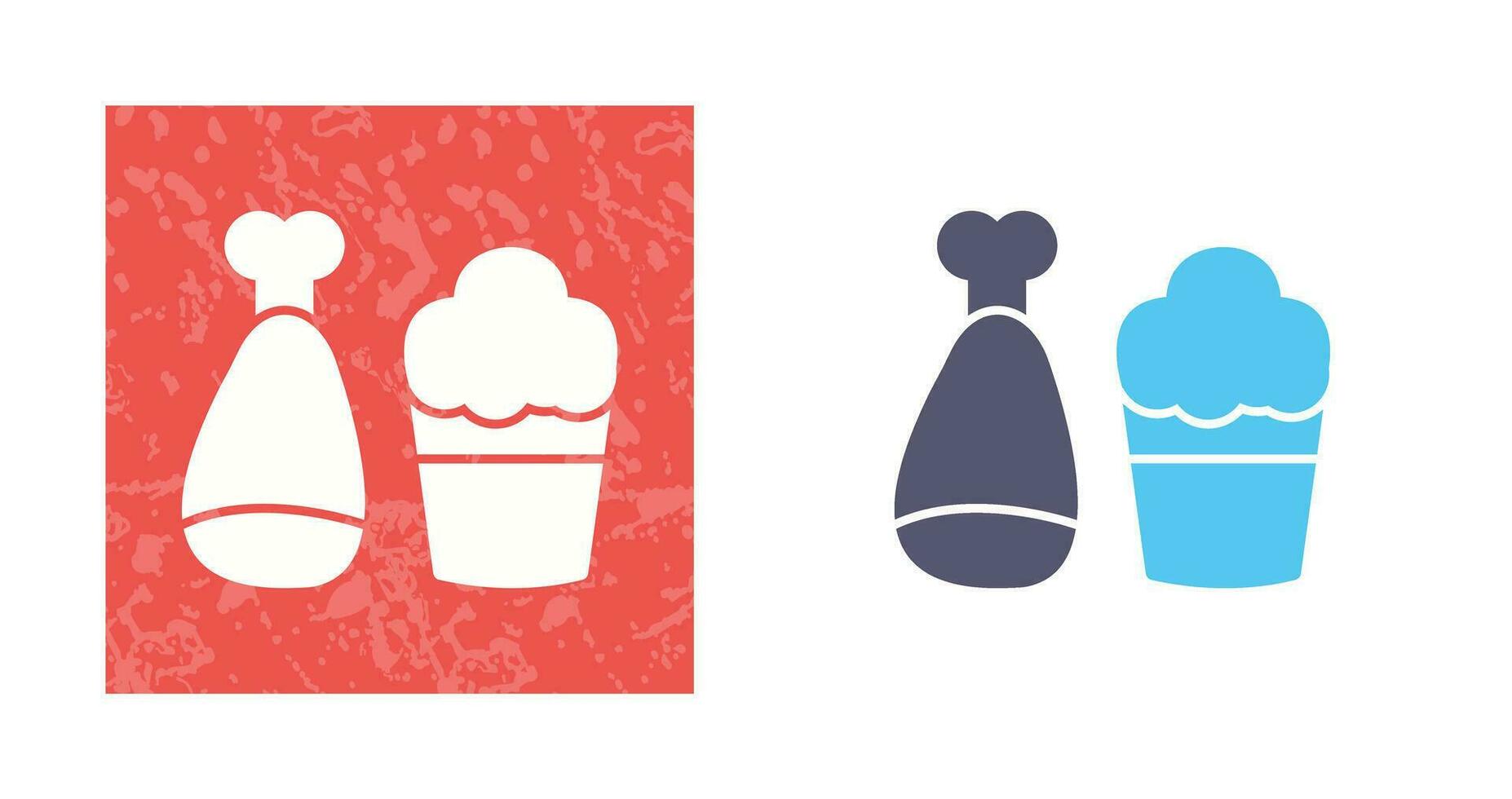 Food and Beer Vector Icon