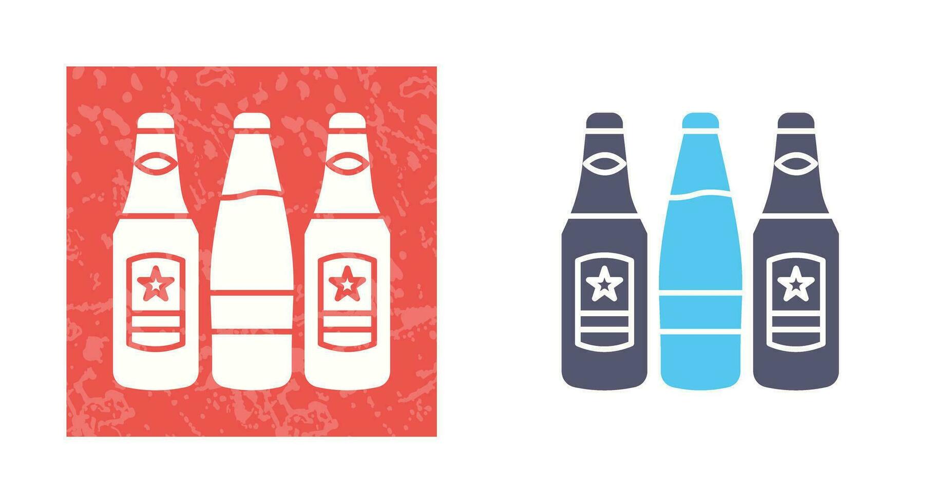 Beer Bottles Vector Icon