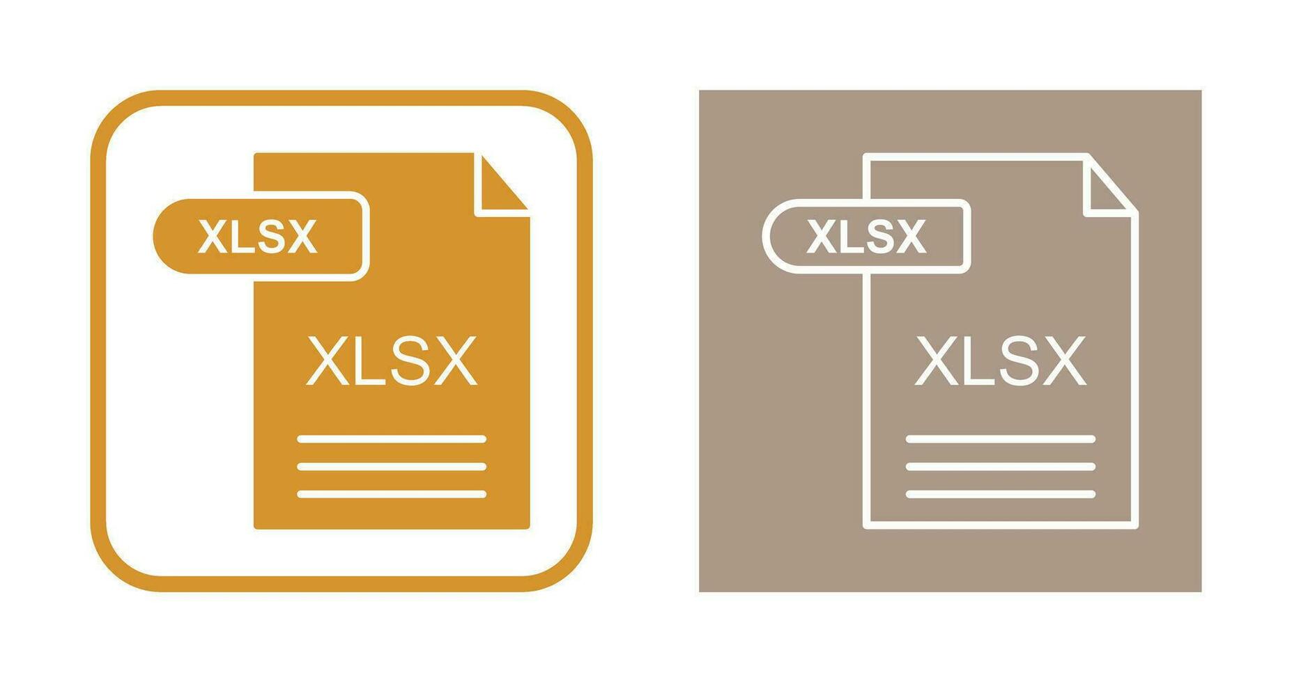 icono de vector xlsx