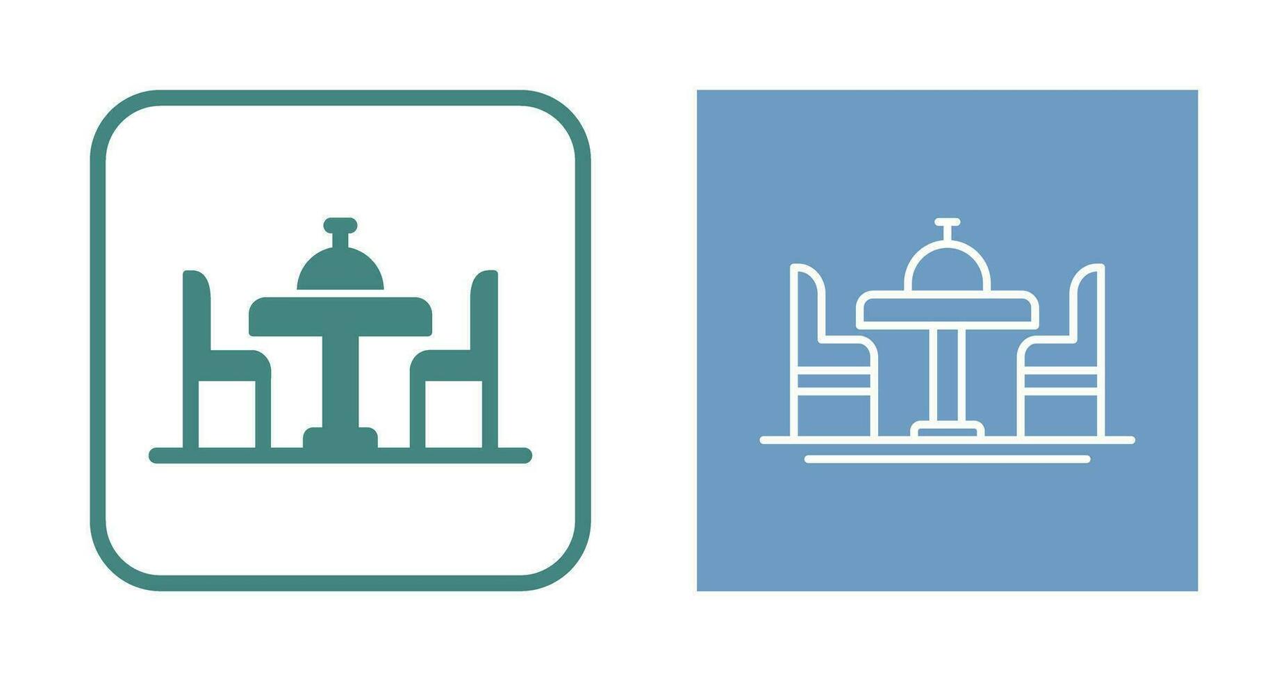 Dinning Table Vector Icon