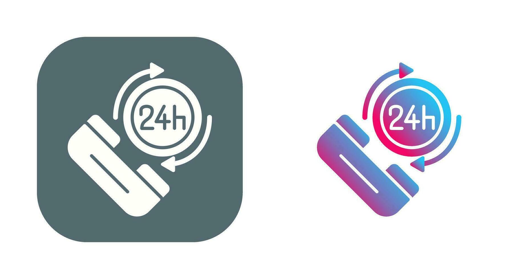 24h Vector Icon