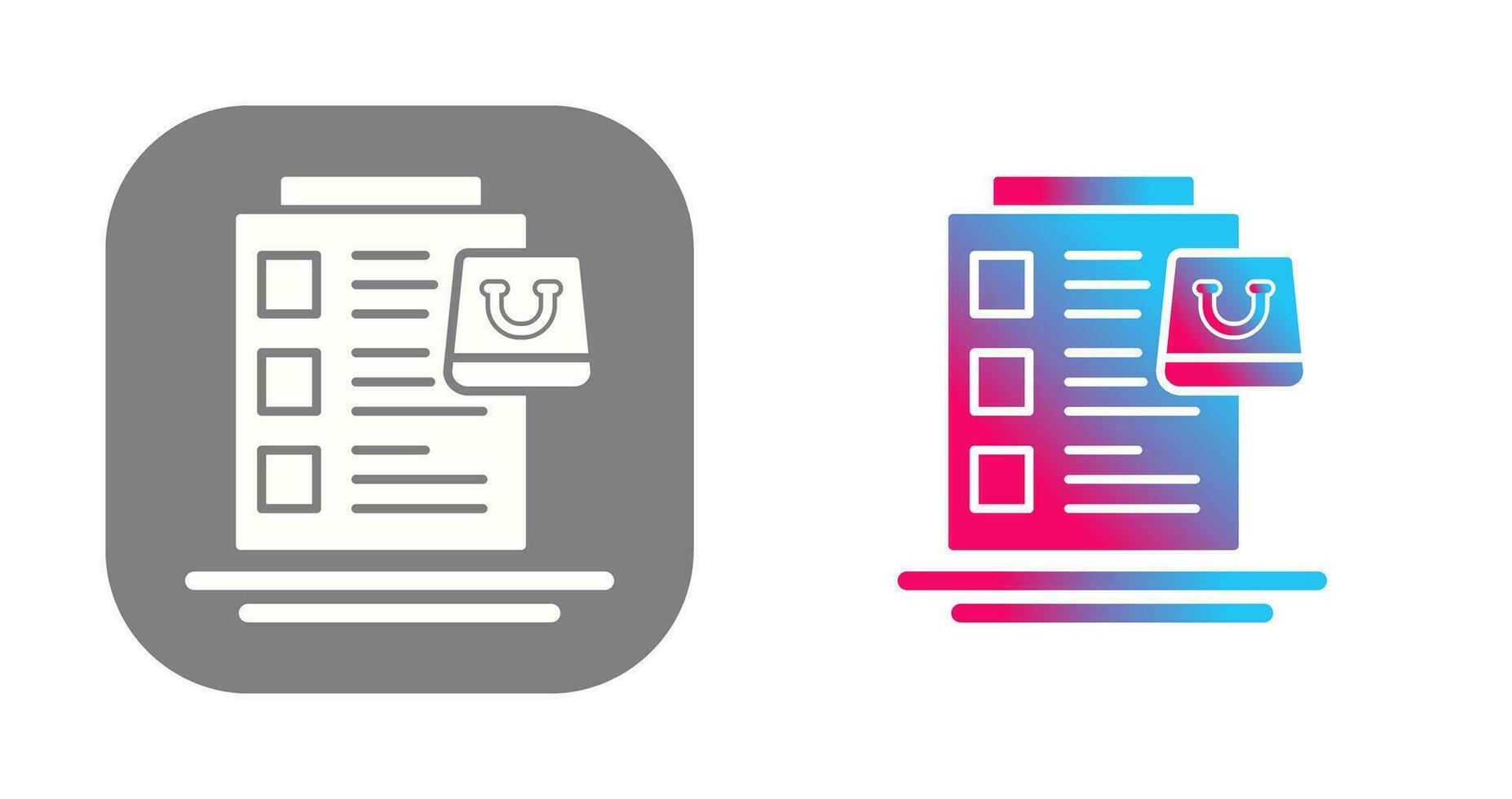 Wish List Vector Icon