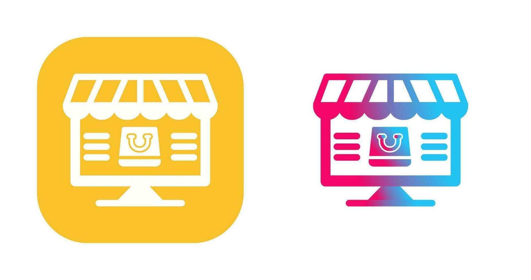 Online Shopping Vector Icon