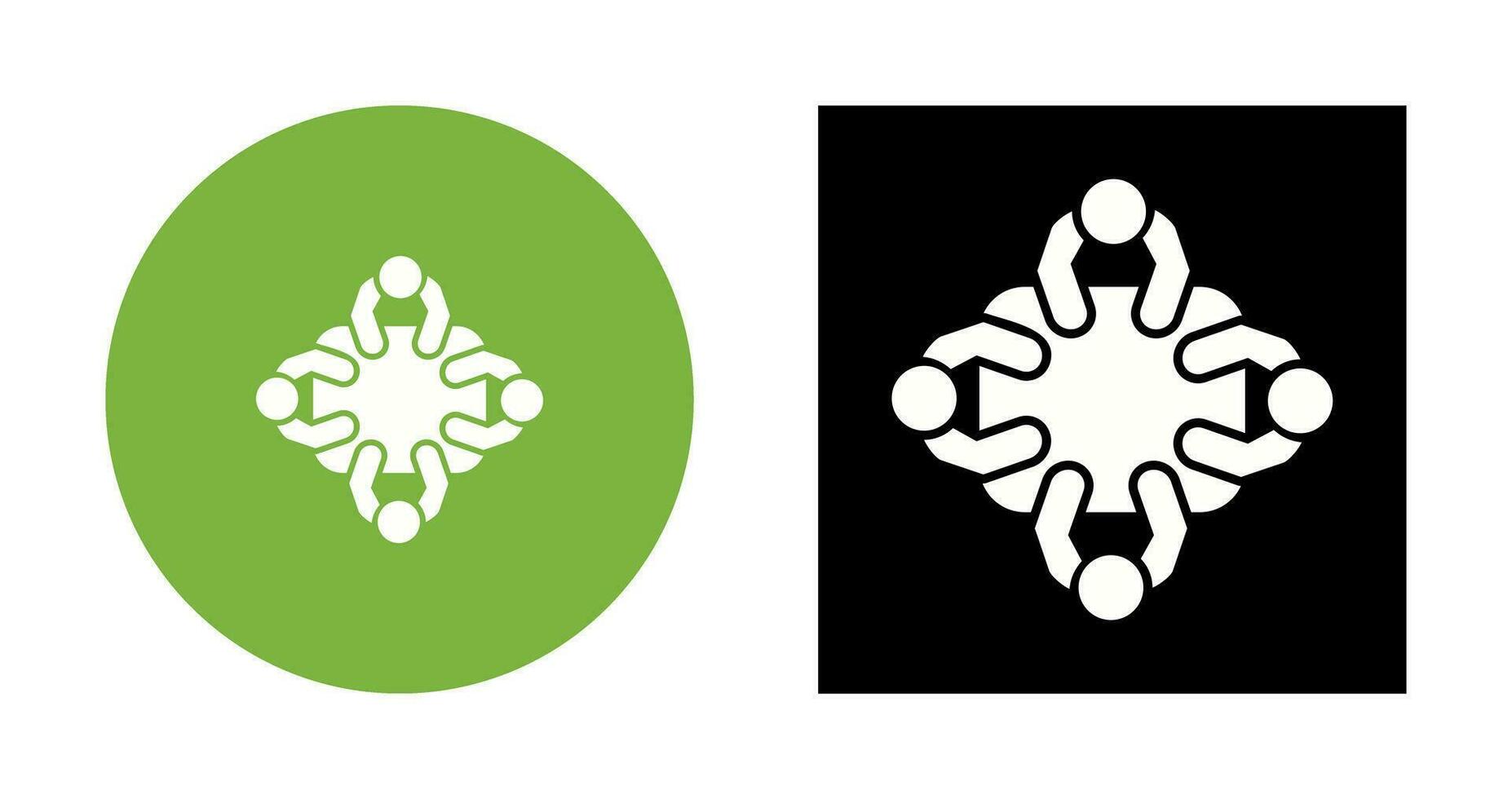 Staff Meeting Vector Icon