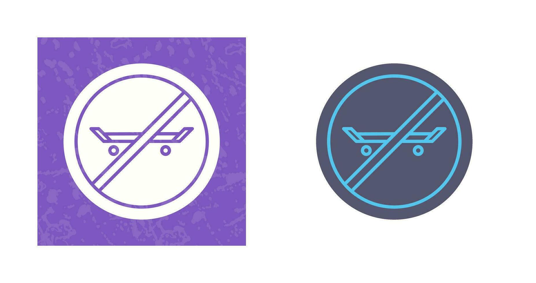 No Skating Vector Icon