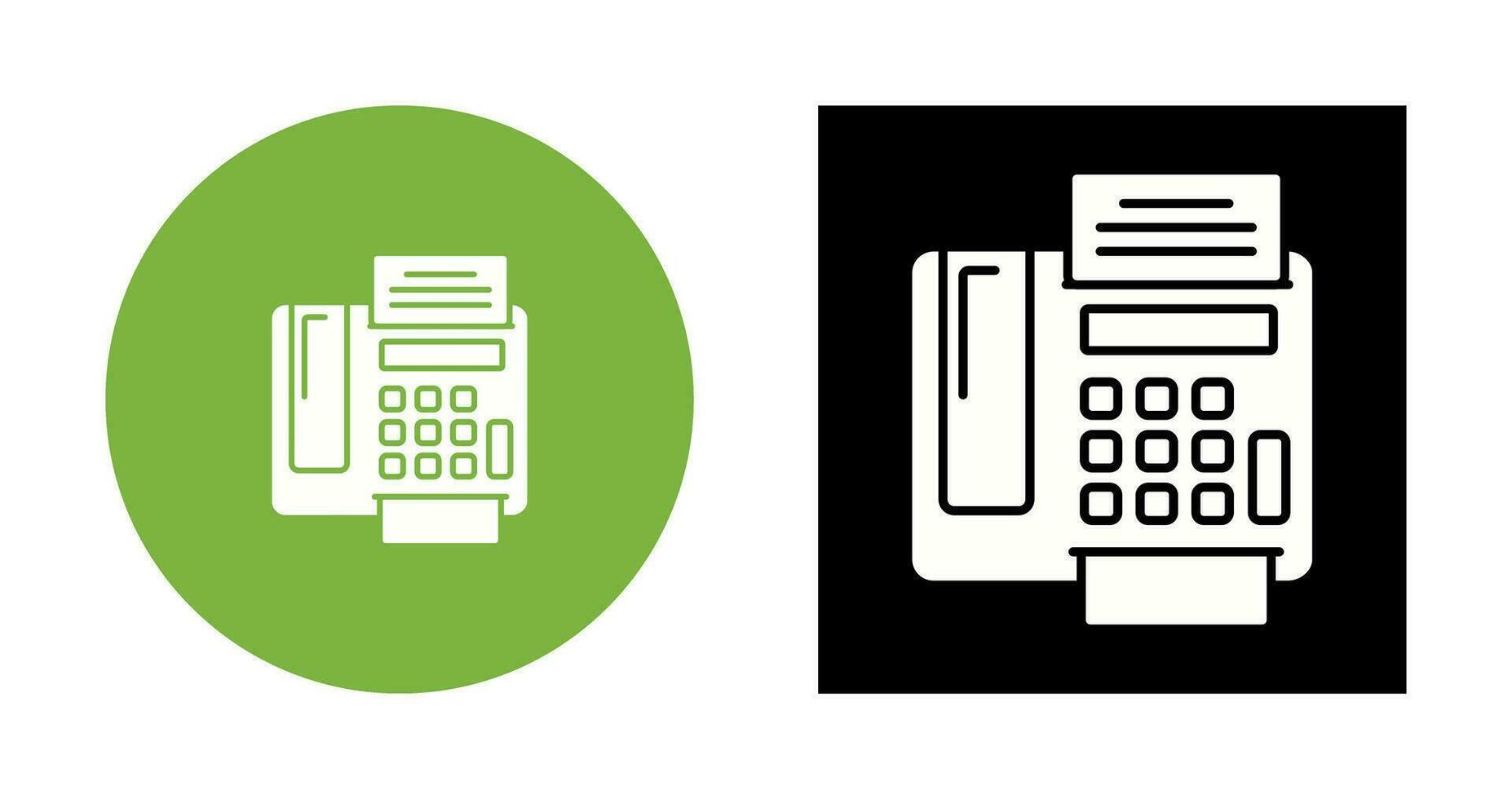 fax Machine Vector Icon