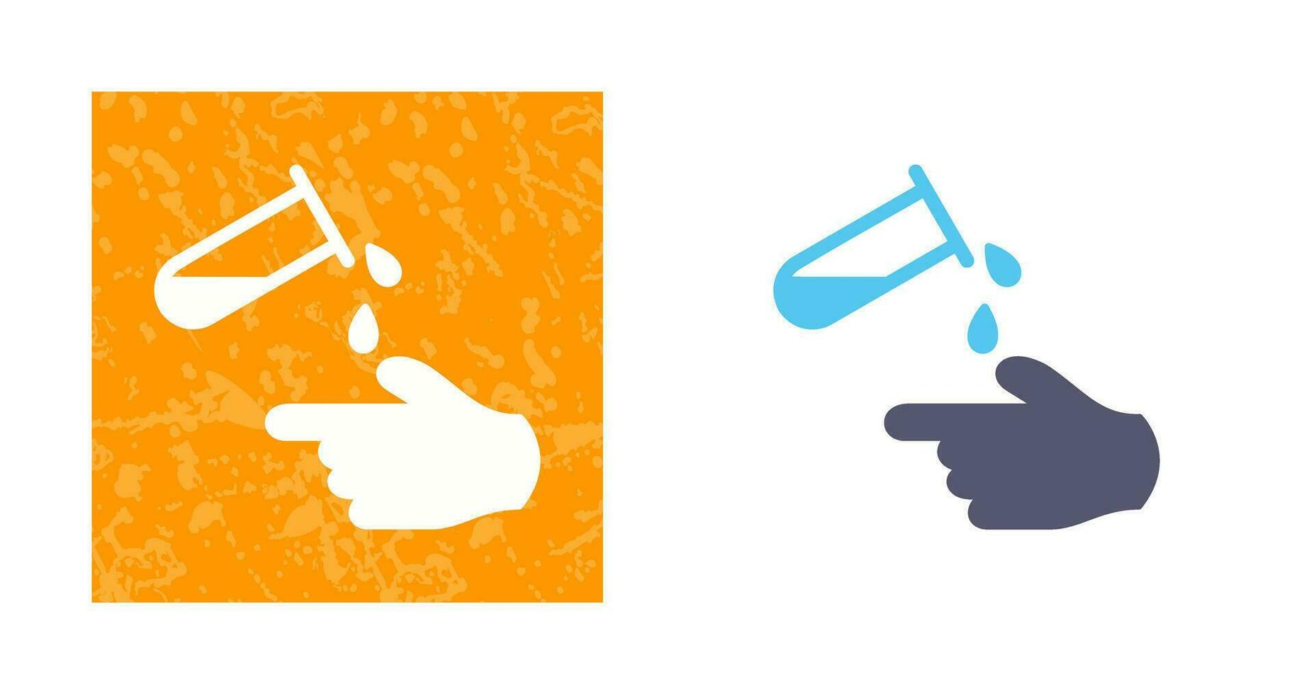 Corrosive Hazard Vector Icon