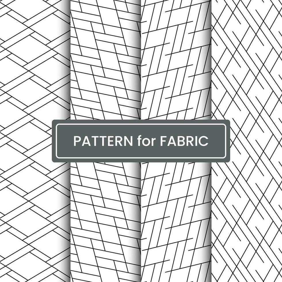 Line pattern for formal fabric vector