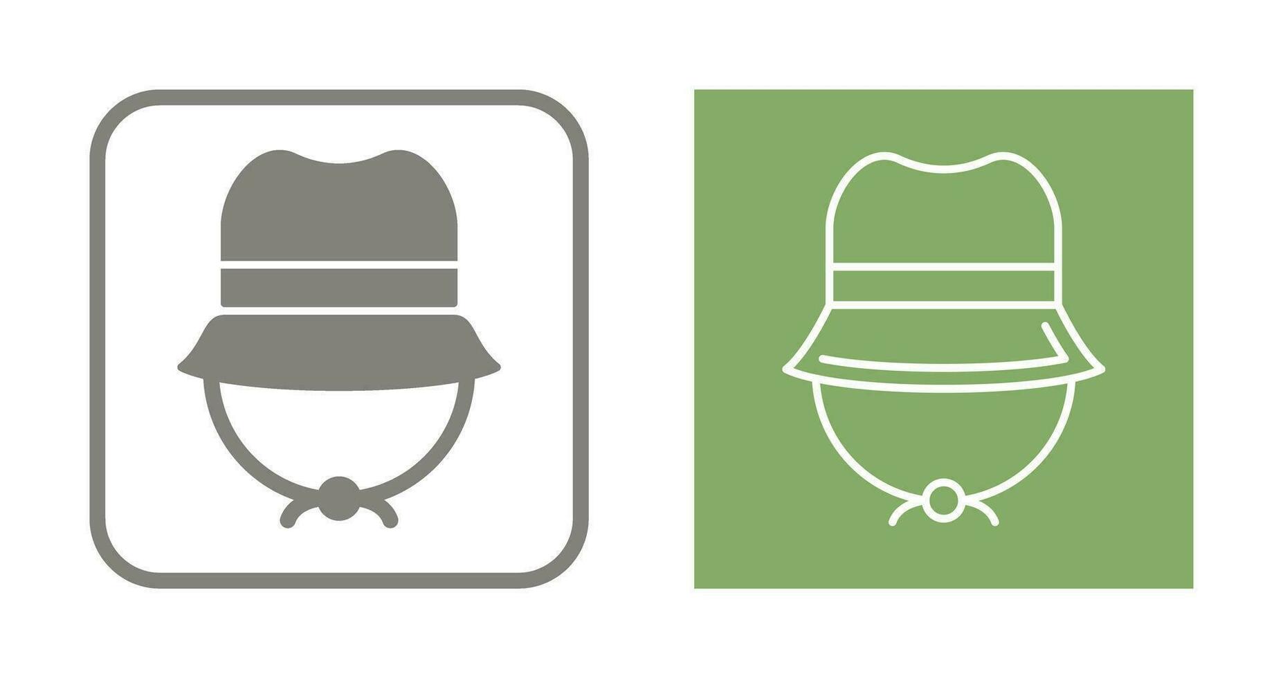 Camping Hat Vector Icon