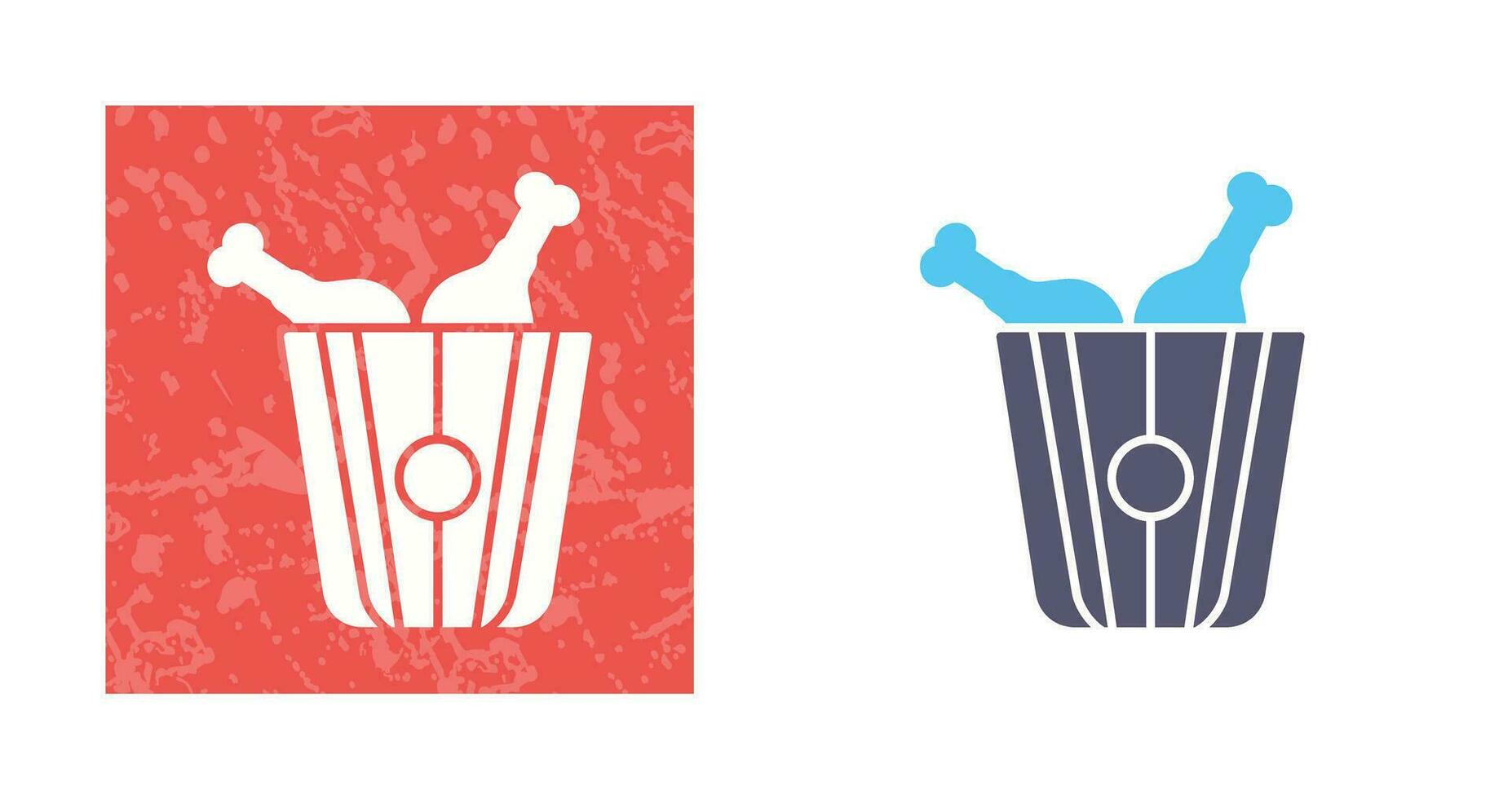 Fried Chicken Vector Icon