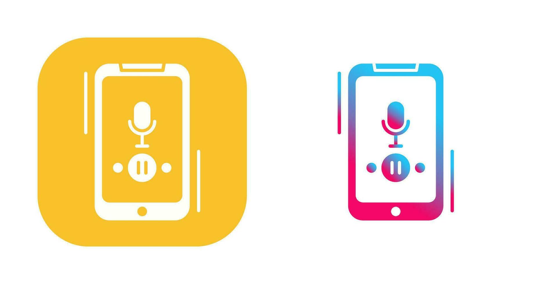 Voice Record Vector Icon