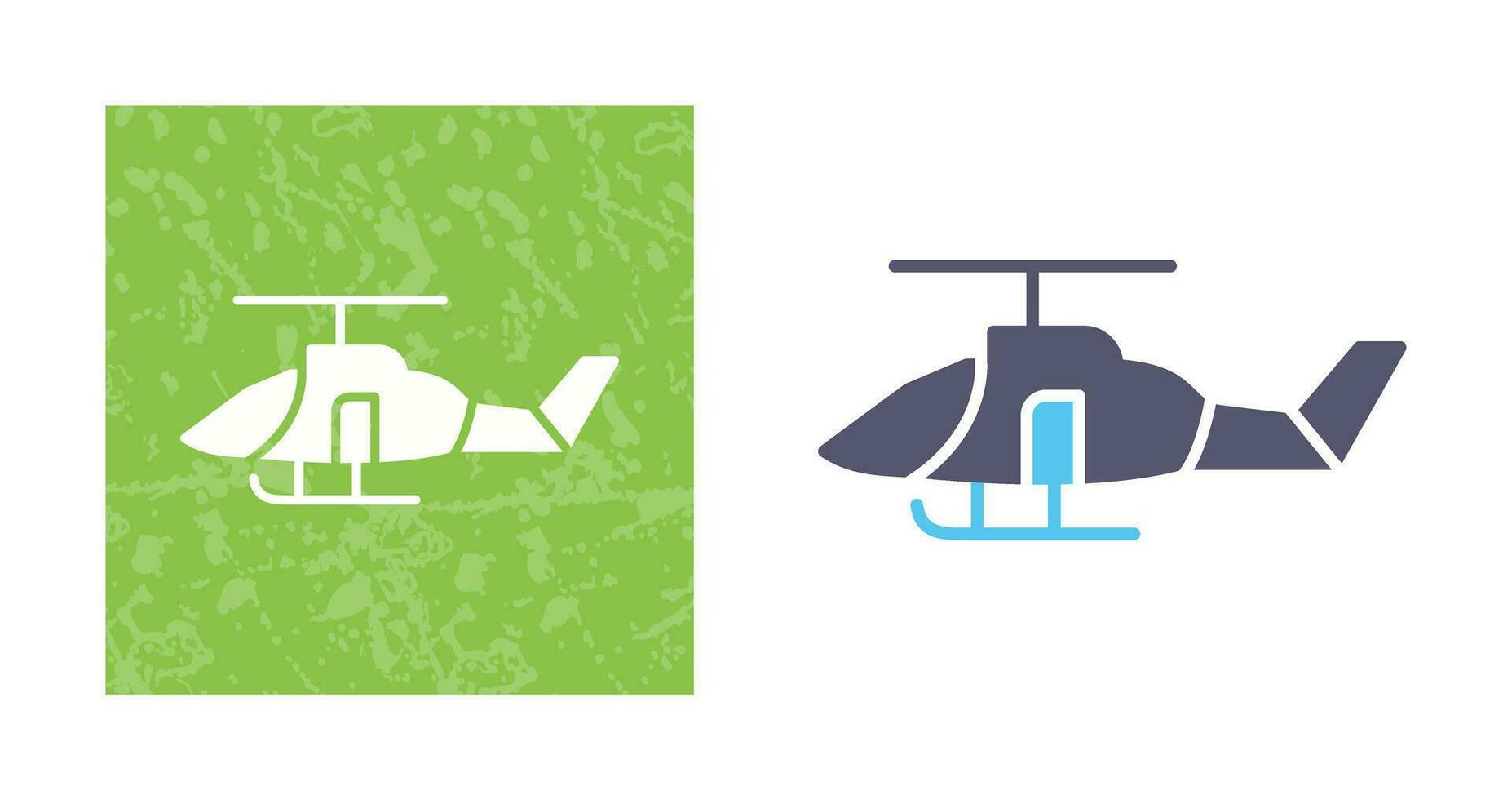 icono de vector de helicóptero militar