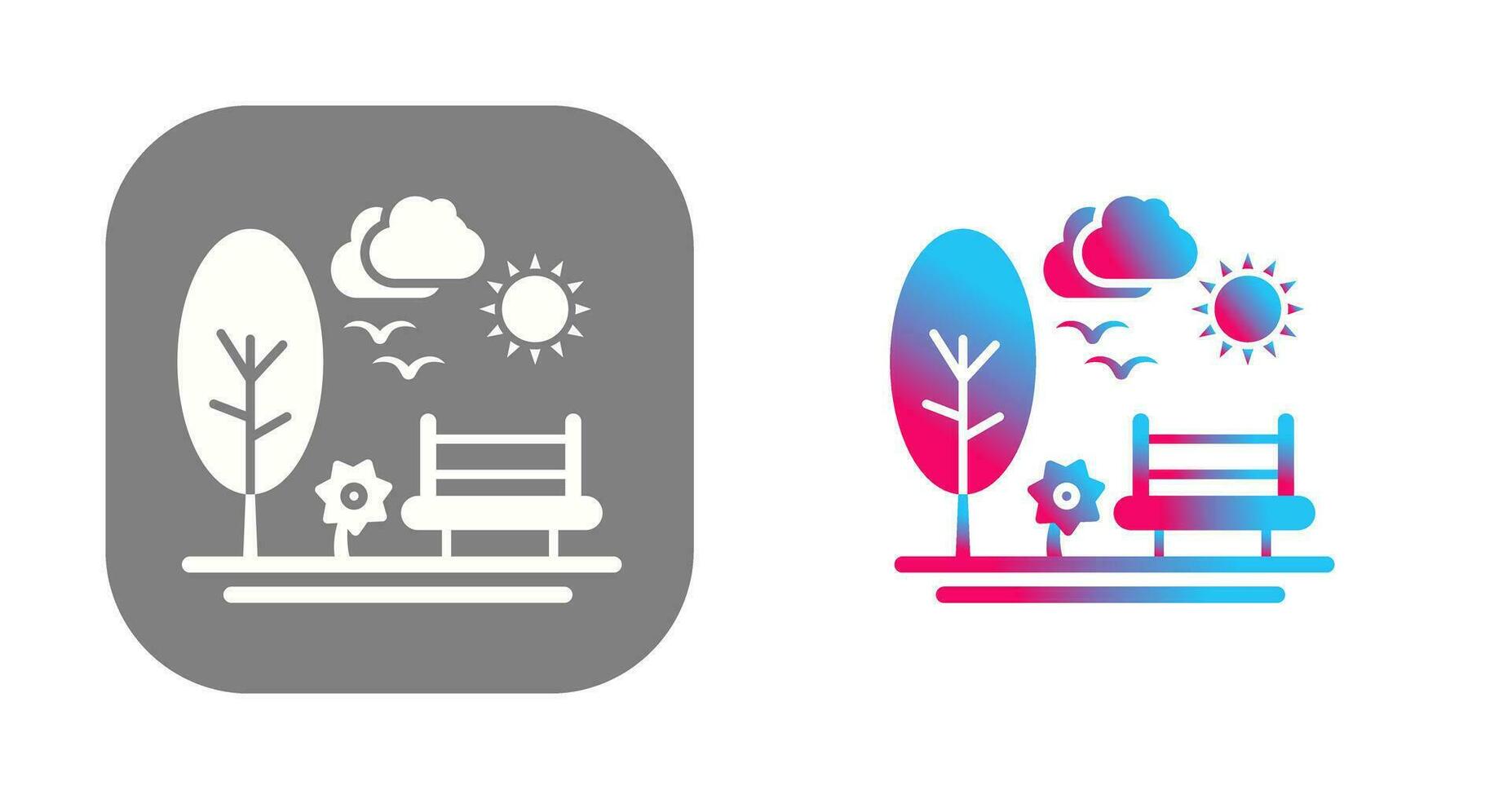 Park Vector Icon