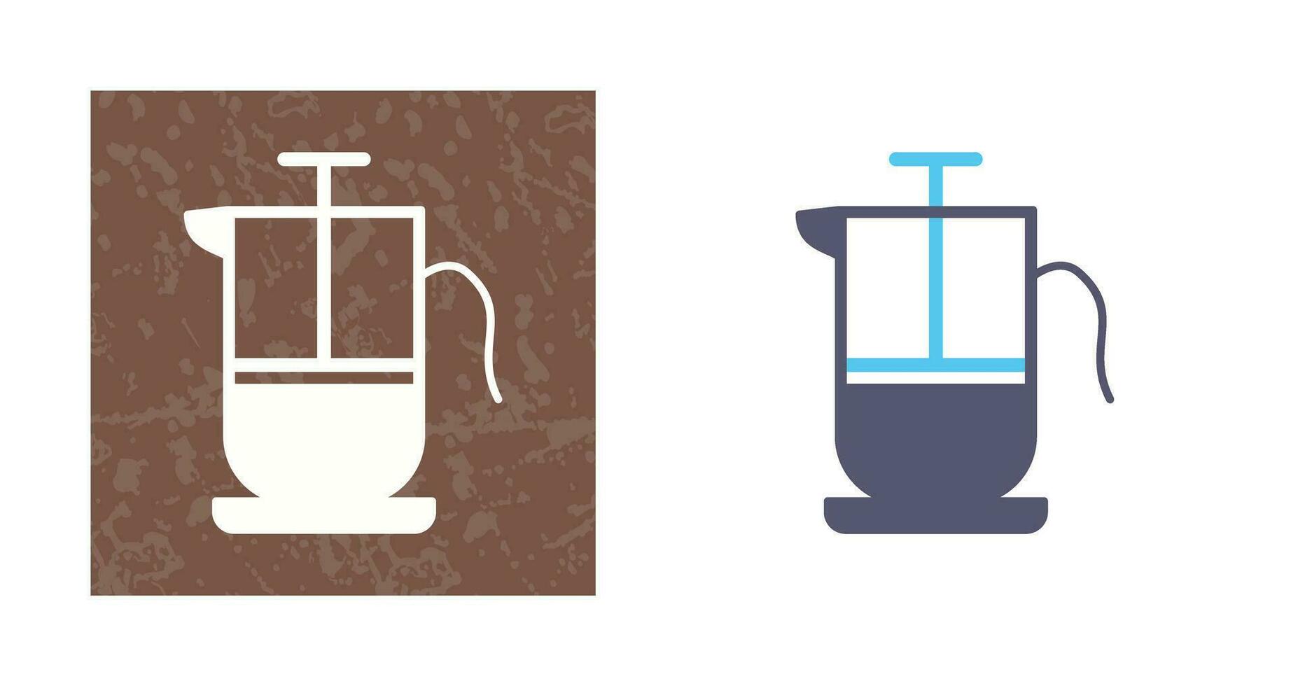 French Press Vector Icon