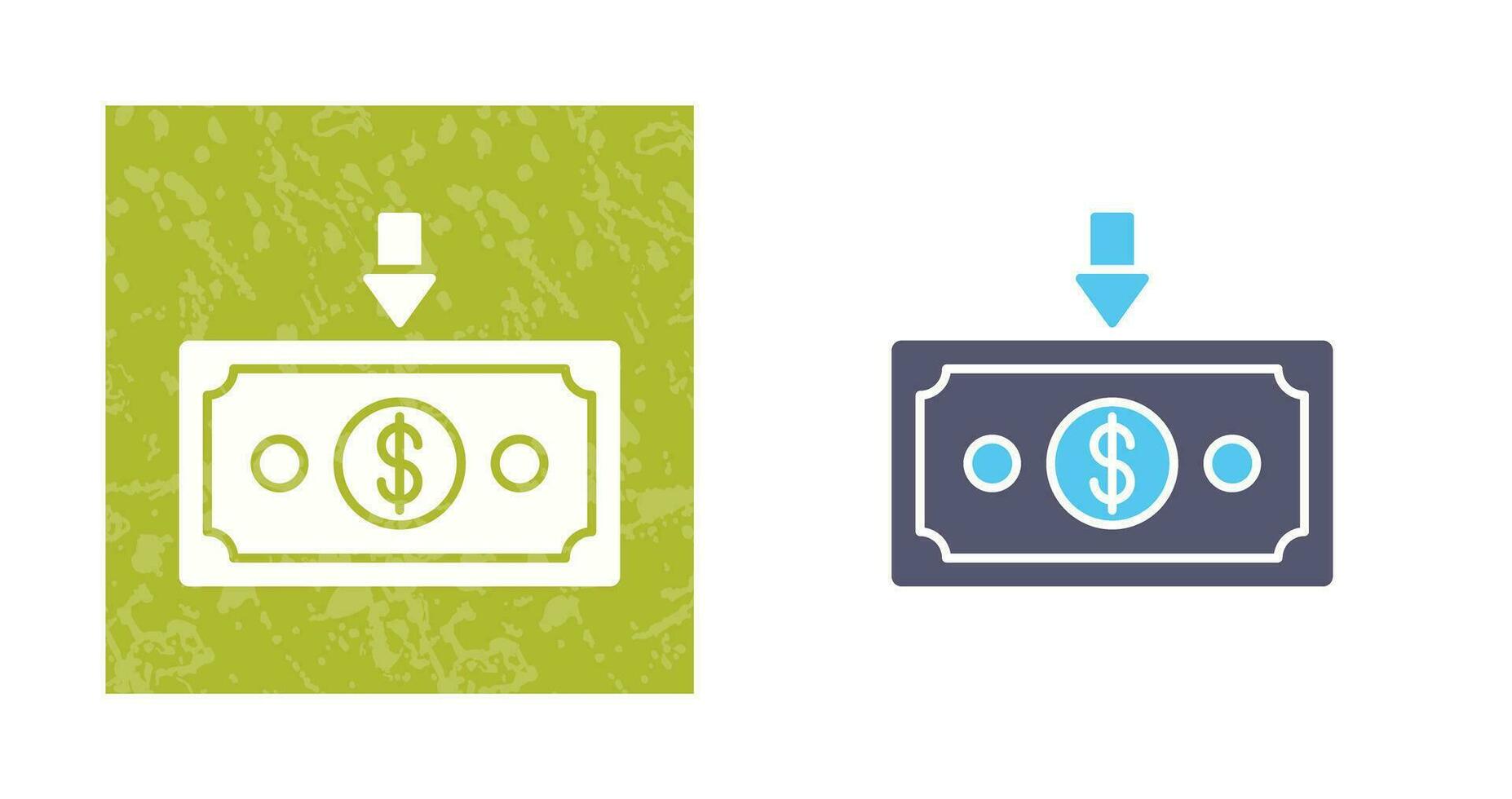 Money Down Vector Icon