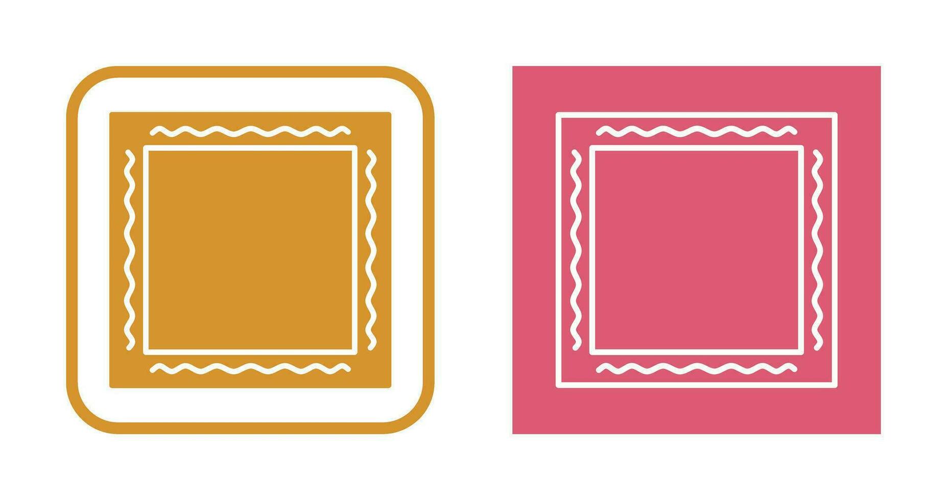 Unique Frame Vector Icon
