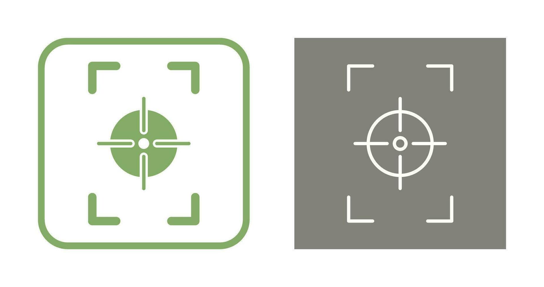 Unique Focus Vertical Vector Icon