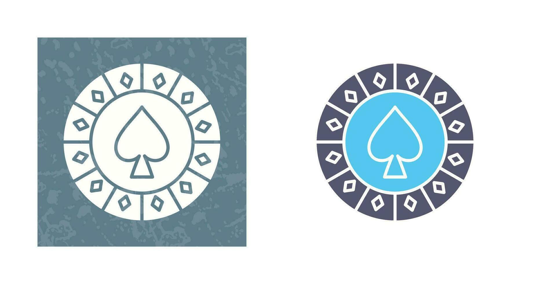 Spade Chip Vector Icon