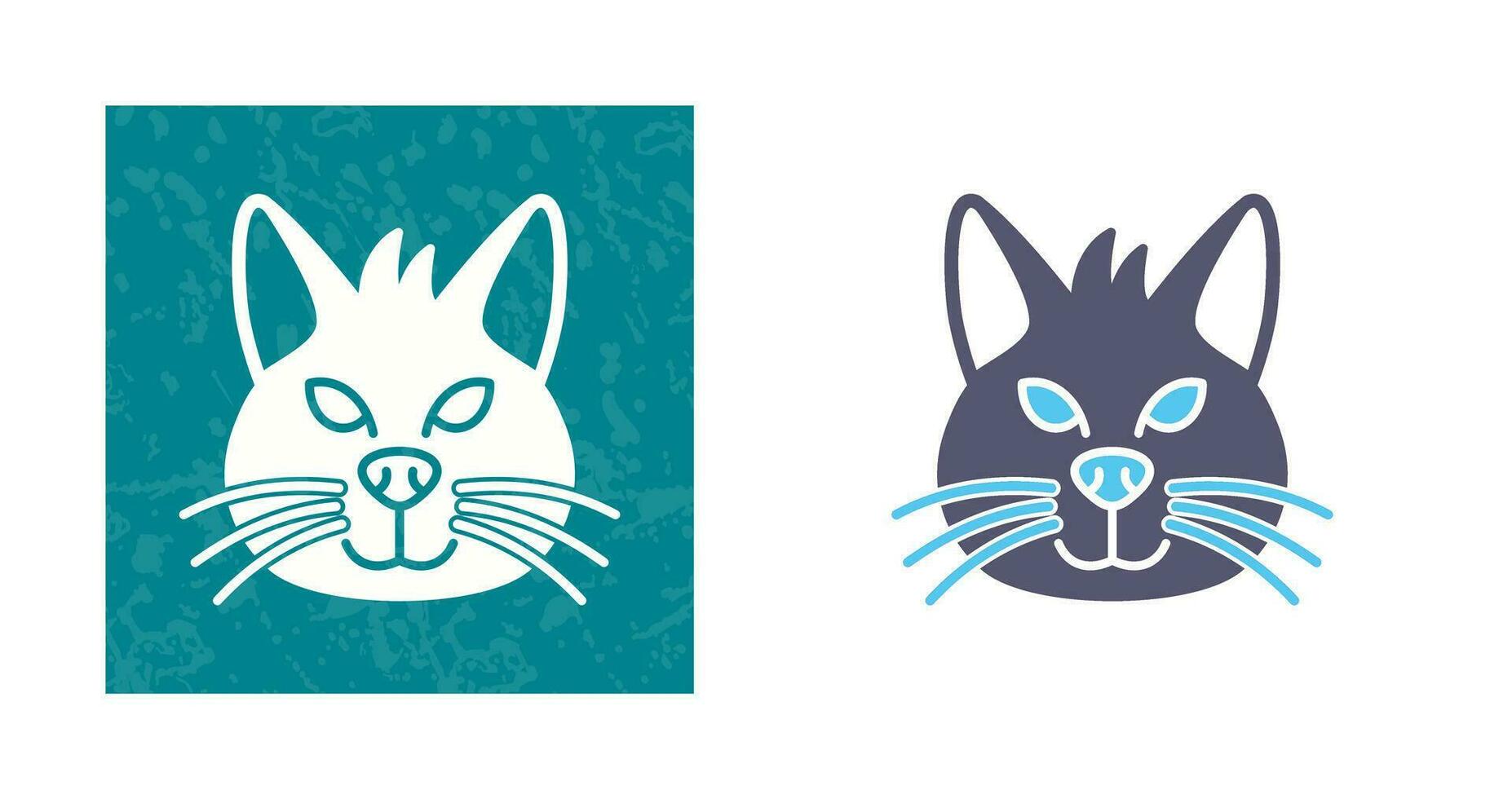 icono de vector de gato