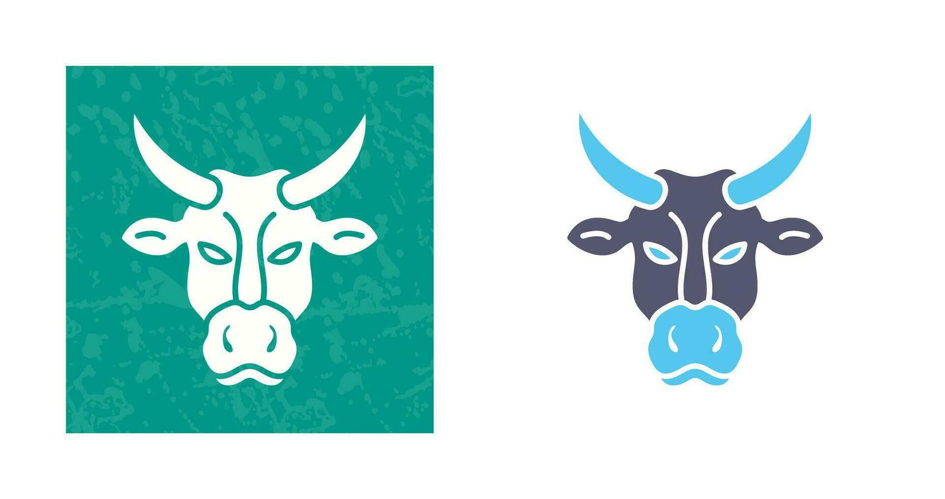 icono de vector de vaca