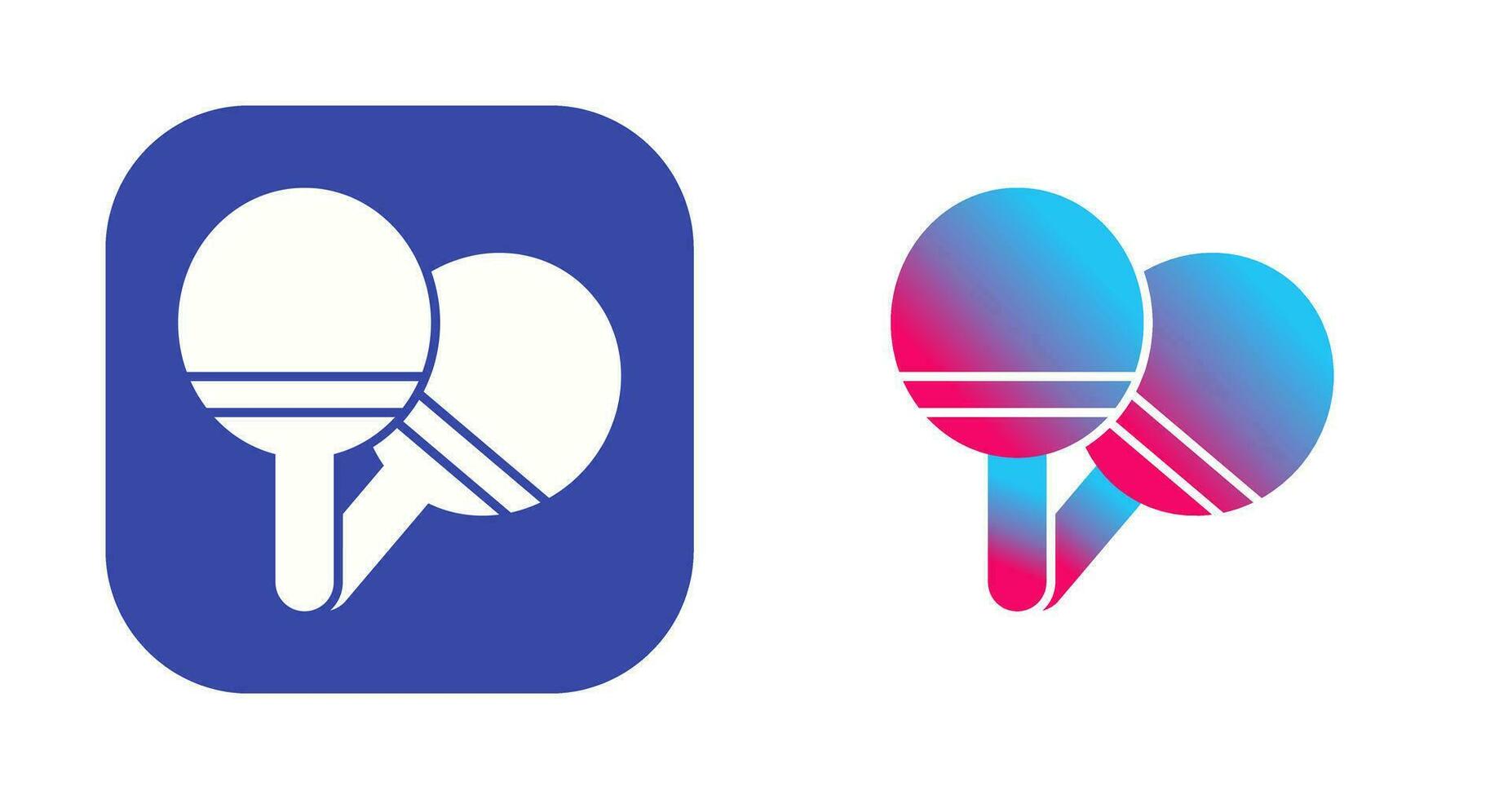 Ping Pong Vector Icon