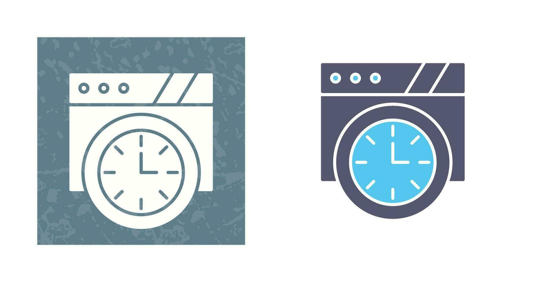 Wall Clock Vector Icon